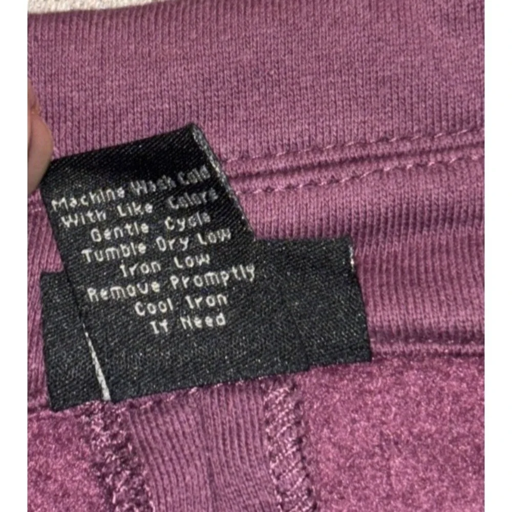 Purple Double-Breasted Pea Coat Jacket by Nomadic Trader Large Plum Mid‎ Length
